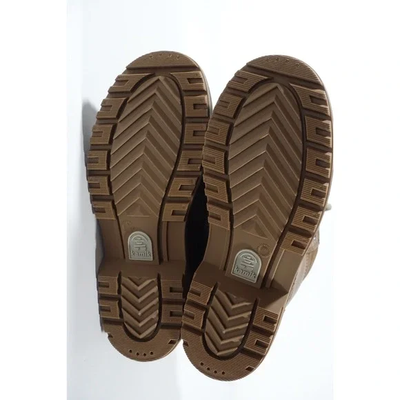 Kamik Hemlock Waterproof Winter Boots Men's 9 Ankle Height Brown MADE IN USA - Picture 13 of 15